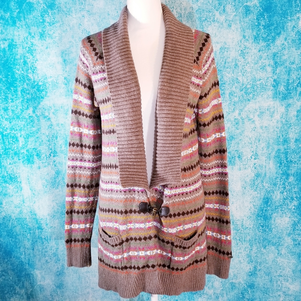 Tommy Hilfiger Earthy Boho Cardigan Sweater